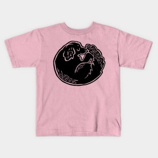 Sleeping Puppy Golden Kids T-Shirt